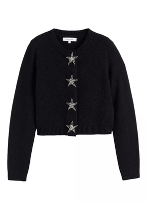 Chinti & Parker star-embellished cardigan - Black