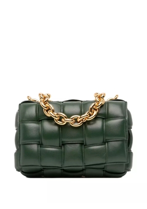 Bottega Veneta Pre-Owned 2012-2025 Nappa Intrecciato Padded Chain Cassette satchel - Green