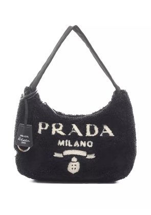 Prada Pre-Owned 2010s mini Re-Edition 2000 Spugna logo tote bag - Black