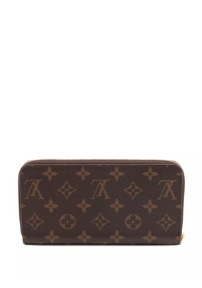 Louis Vuitton Pre-Owned 2021-2025 Monogram Zippy Wallet long wallets - Brown