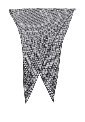 Hermès Pre-Owned 2000s Losange GM scarf - Black