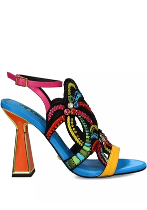 Kat Maconie 105mm Kiawa embellished sandals - Blue