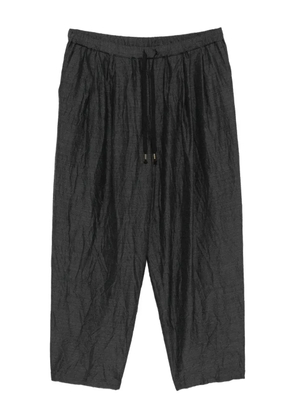 CALMLENCE double pleated tapered trousers - Grey