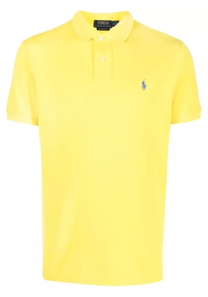 Polo Ralph Lauren logo-embroidered short-sleeved polo shirt - Yellow