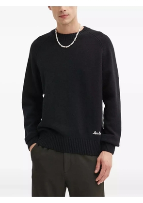 Les Deux Brad raglan-sleeve crew-neck sweater - Black