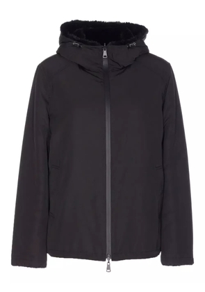 LOU ANDREA reversible zip-closure jacket - Black