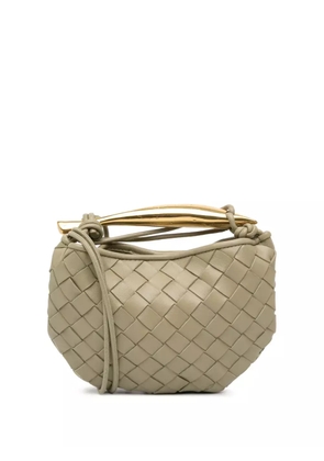 Bottega Veneta Pre-Owned 2012-2025 Baby Lambskin Intrecciato Sardine satchel - Brown