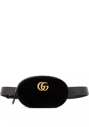 Gucci Pre-Owned gg marmont matelasse belt bag - Black