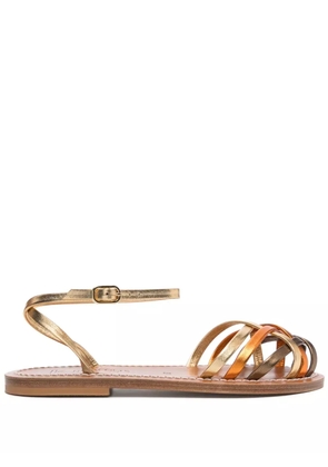 K. Jacques Demetria flat sandals - Gold