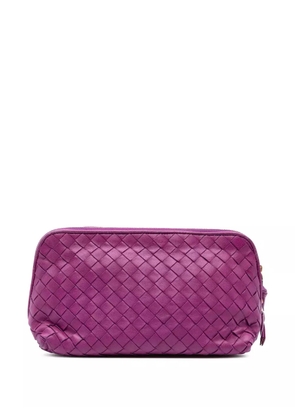 Bottega Veneta Pre-Owned 2009 Nappa Intrecciato Cosmetic pouch - Purple