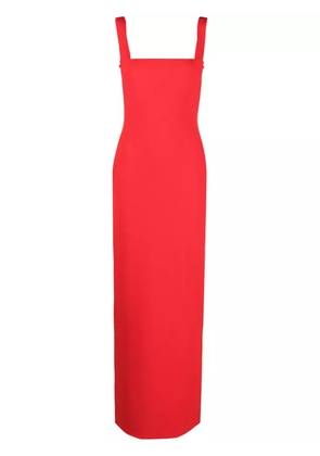 Solace London Joni square-neck dress - Red