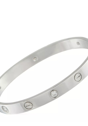 Cartier 18K white gold Love diamond bracelet - Silver