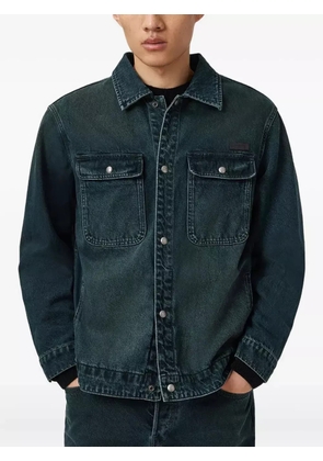AllSaints Exile pocketed-buttoned jacket - Blue