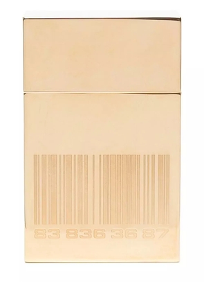 VTMNTS engraved bar-code cigarette case - Gold