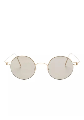 Lindberg round-frame sunglasses - Gold