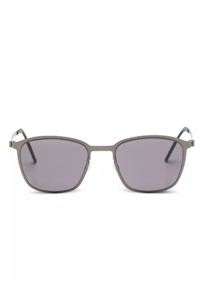 Lindberg Strip rectangle-frame sunglasses - Grey