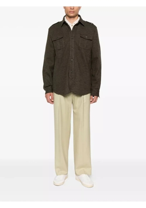 Sease flap-pocket shirt jacket - Green