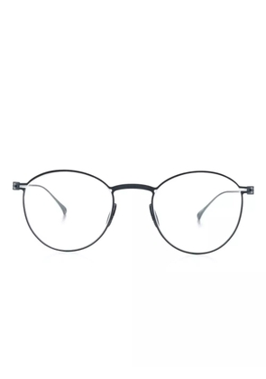 Giorgio Armani Panto round-frame glasses - Blue