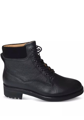 Polo Ralph Lauren lace-up fastening leather boots - Black