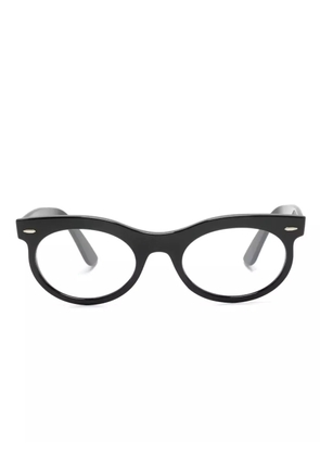 Ray-Ban Wayfarer oval-frame glasses - Black