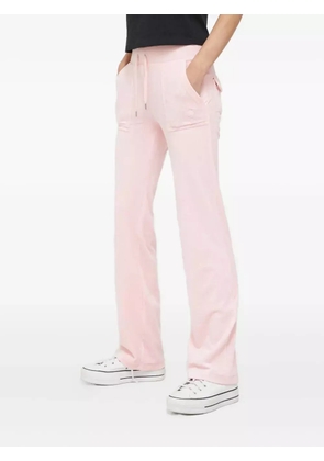 Juicy Couture drawstring patch-pocket trousers - Pink