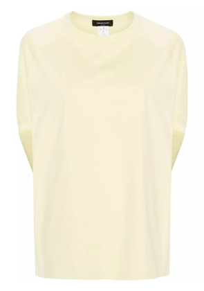 Fabiana Filippi crew-neck cotton T-shirt - Yellow