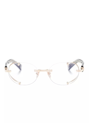 Balmain Eyewear round-frame glasses - Gold