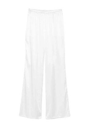 Purotatto satin trousers - White