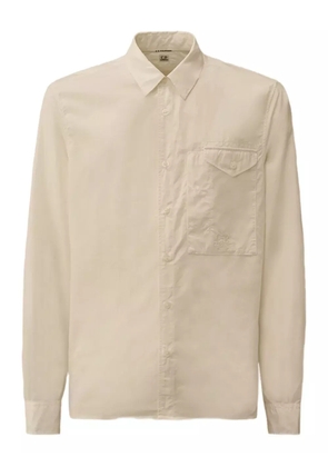 C.P. Company chest-pocket cotton shirt - White