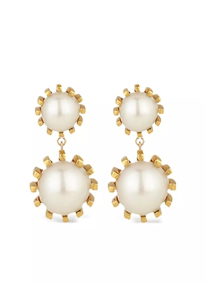 ATELIER MON freshwater pearl plated earrings - Gold