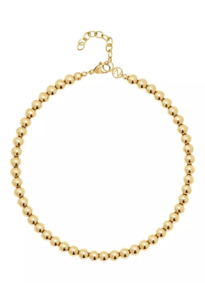 Nialaya Jewelry Glow beaded choker necklace - Gold