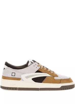 D.A.T.E. Torneo Pop perforated sneakers - Neutrals
