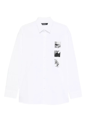 Karl Lagerfeld Jeans photograph-print shirt - White