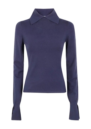 Blugirl collared sweater - Blue