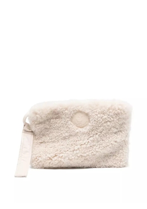 Save The Duck textured make-up bag - Brown