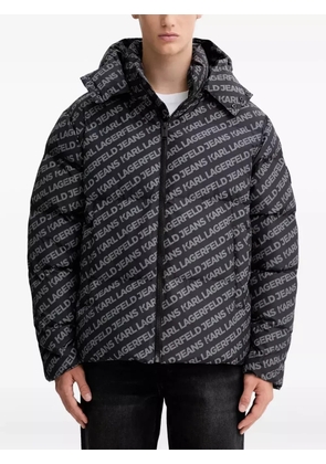 Karl Lagerfeld Jeans logo-padded jacket - Black