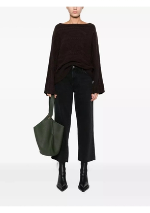 ICON DENIM logo-patch jeans - Black