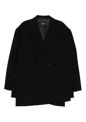 SONGZIO exaggerated double-breasted blazer - Black