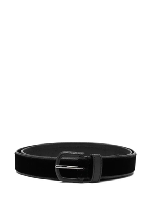Giorgio Armani velvet belt - Black