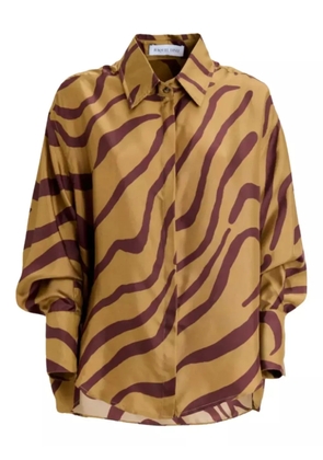 Raquel Diniz Bahia patterned shirt - Neutrals
