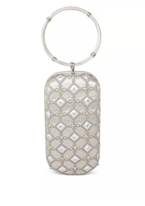 Sarah’s Bag Menottes beaded mini bag - Neutrals