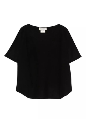 Bruno Manetti boat-neck knitted top - Brown