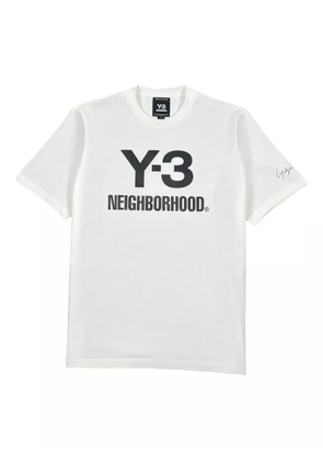 Y-3 x Neighborhood logo-print T-shirt - White