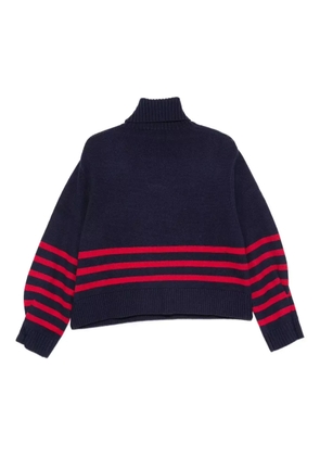 Semicouture turtleneck sweater - Blue