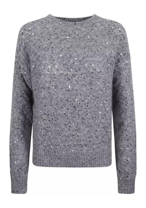 Moorer sequin-embellished sweater - Grey