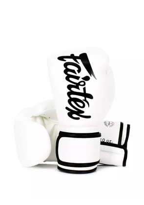 FAIRTEX Muay Thai boxing printed gloves - White