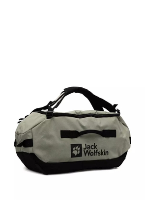JACK WOLFSKIN Duffle logo-print luggage bag - Grey