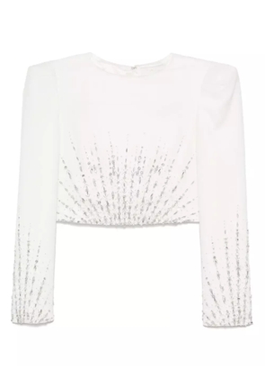 M.Marquise Ermina crop top - White