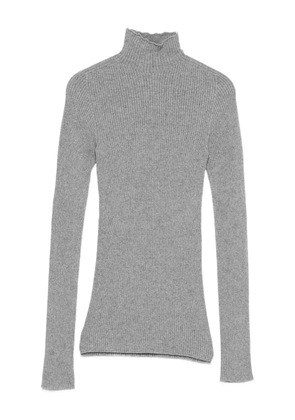 SOLOTRE ribbed sweater - Grey