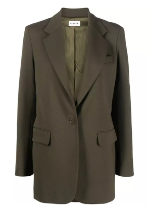 P.A.R.O.S.H. single-breasted virgin wool blazer - Green